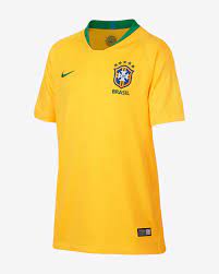 Maillot de football 2018 Brasil CBF Stadium Home pour Enfant plus âgé. Nike  CA