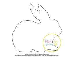 You may also see easter coloring pages. Free Printable Bunny Rabbit Templates Mombrite