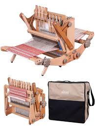Ashford Katie 8 Harness Table Loom Folds So You Can Take It With You It Even Comes With A Convenient Carry Case Loom Weaving Diy Weaving Ashford Loom