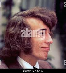 BEE GEES im Mai 1968. Von links: Vince Melouney, Colin Peterson, Maurice  Gibb, Robin Gibb, Barry Gibb. Foto Tony Gale Stockfotografie