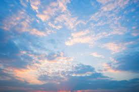 Premium Photo Blue Sky Background Texture With White Clouds Sunset Blue Sky Background Blue Sky Images Blue Sky Photography