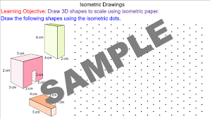 Isometric drawing grade e level 5. Isometric Drawings Mr Mathematics Com