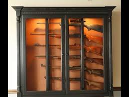 The gun cabinet you will be making here will be six feet tall, four feet wide, and two feet deep. Building Gun Cabinet Plans Examples Youtube