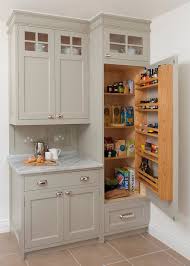 Traditional Kitchen Cabinet With Pantry Built Into It Decoist Traditional Kitchen Cabinets Home Decor Kitchen Kitchen Design