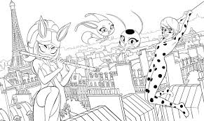 Coloring pages kwami miraculous ladybug. Imagenes Para Colorear De Ladybug Y Chat Noir