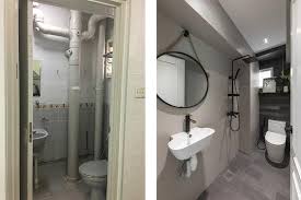 Before And After How 5 Homes Went From Plain To Perfect Bathroom Layout Toilet Design Bathroom Renovations