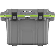 Home / in stock coolers. Pelican 50 Qt Elite Cooler Dark Gray With Green Trim Lowest Prices