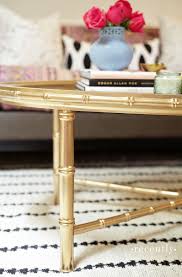The best gold spray paint: Recently Gold Spray Paint A Bamboo Table And Furbish Pillows Bamboo Coffee Table Gold Spray Paint Bamboo Table