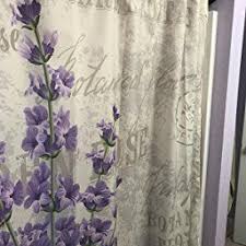 Amazon Com Lavender Shower Curtain By Ambesonne Vintage Postcard Composition With Grunge Disp Shower Curtain Decor Purple Bathroom Decor Green Bathroom Decor