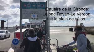 J'ai découvert que waze ne peut calculer un itinéraire qui comporte la traversée de 6,4 km du bac reliant le verdon à royan ou royan au verdon. Pont De L Ascension Le Bac Royan Le Verdon Fait Le Plein De Velos Youtube