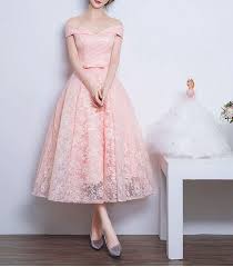 1950s Audrey Hepburn Vintage Inspired Off Shoulder Lace Prom Formal Dress Vintage Prom Dress Lace Prom Dress Lace Formal Evening Dress Dress For Prom Forma Prom Dresses Vintage Pink Evening Gowns