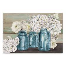 Maybe you would like to learn more about one of these? Colorful Flowers In Mason Jar Canvas Art Print Kirklands