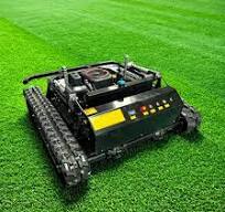 Operação Estável do T800 Robô Cortador de Grama Multifuncional Todo-Terreno  com Esteiras e Rodas a Gasolina e Elétrico com Controle Remoto