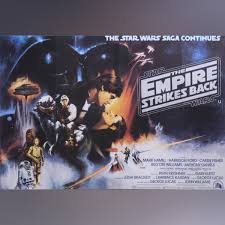 The empire strikes back, darth vader, original 80s movie poster, digitized, highresolution, restored, ready to download & print. Empire Strikes Back The 1980 Original Movie Poster Vintage Film Poster At The Movies Posters
