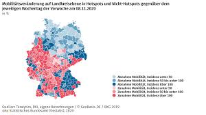 Darunter wird für deutschland, europa und. Corona Pandemie Mobilitat In Der Bevolkerung Sinkt Erstmals Seit Juni 2020 Statistisches Bundesamt