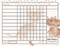 Behavior Charts Cats Theme Kid Pointz