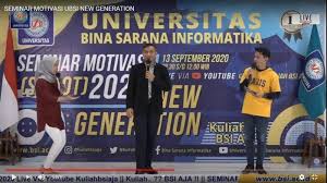 Ribuan Mahasiswa Baru Kampus Ubsi Ikuti Seminar Motivasi Semot Online Tribun Pontianak