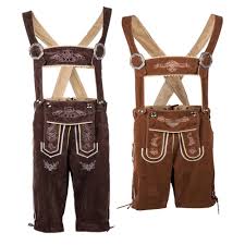 Ebay Sponsored Traditional German Bavarian Oktoberfest Men Lederhosen Brown S 2xl Oktoberfest Costume Beer Outfit Oktoberfest Costume Men