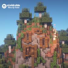 A Little House In The Mountain Minecraft House Minecraft Mountain In 2020 Minecraft Mountain House Minecraft Creations Minecraft Crafts