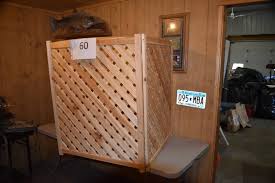 It is about 2 feet tall and 18 wide, and projects from the house a foot. Castlecreek 3 Panel Air Conditioner Screen 38 Ncs Sporting Goods Dec 2020 K Bid