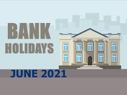 Check 2021 holidays, special days and observances in the us bank. Bank Holidays In June 2021 Check Dates
