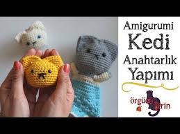 Herkesin Yapabilecegi Amigurumi Kedi Anahtarlik Canta Susu Youtube Amigurumi Kedi Tig Isleri