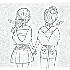 More images for best friends bff tekening » Pin By Rebeca On Tym Drawings Of Friends Bff Coloring Pages Best Friend Coloring Pages