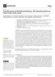 The entire wiki with photo and video galleries for each article. Pdf Gut Hormones In Health And Obesity The Upcoming Role Of Short Chain Fatty Acids
