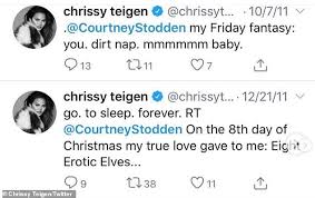 Are there any of chrissy teigen's deleted tweets? Chrissy Teigen Apologized To Courtney Stodden In A 2011 Tweet And Told Her Teenage Bride To Die Eminetra New Zealand