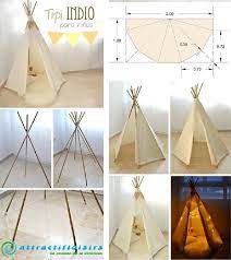 Fabriquez Un Tipi Pour Enfant Astuces De Grand Mere Diy Teepee Kid Room Decor Diy For Kids