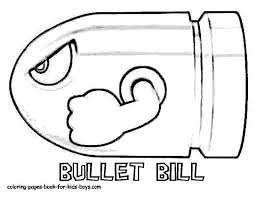 105 Super Mario Coloring Bullet Bill At Coloring Pages Book For Kids Boys Gif 1 056 816 Pixels Cleo 105supermario Malvorlagen Mario Super Mario Geburtstag