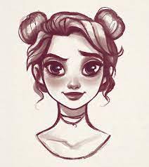 Art By Elliee On Instagram Space Buns And Sass Are The Only Things I Can Draw When I M Art Blocked Art Drawings Sketches Cute Art Cartoon Girl Drawing