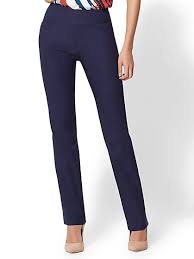 Straight Leg Pull On Pant 7th Avenue New York Company Jeans Outfit Women Jeans Heels Outfit Pull On Pants