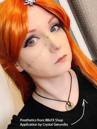 1x Large Anime Scar Prosthetic (encapsulated Silicone)