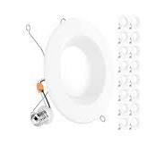 Sunco 16 Pack Retrofit LED Recessed Lighting 6 Inch, 2700K Soft White,  Dimmable Can Lights, Baffle Trim, 13W=75W, 965 LM, Damp Rated