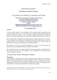 The Cool Pdf Project Progress Evaluation Methodology And Reporting Within Monitoring And Evaluation Progress Report Template Progress Report Report Template