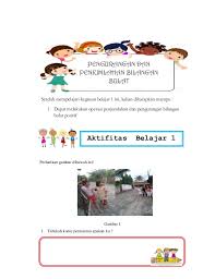 Ibu bisa membuat worksheet sendiri di rumah sesuai dengan kemampuan. Lks Penjumlahan Dan Pengurangan Bilangan Bulat