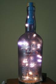 kenny chesney s blue chair bay coconut rum lighted etsy bottle lights blue chair bottle