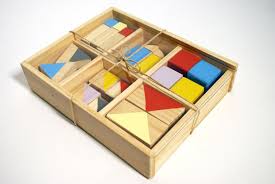 Children S Wooden Montessori Blocks 30 Piece Set
