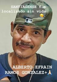ES ENCONTRADO SIN VIDA SANTIAGENSE EN LA CD. DE GUADALAJARA JALISCO.  ALBERTO EFRAIN RAMOS GONZALEZ De la colonia Infonavit fue reportado como  desaparecido y varios días estuvieron en su búsqueda, dónde desgraciadamente