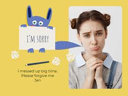 Card is component of thicker, rigid paper or thin pasteboard, especially one used for creating or printing on; Sorry And Apology Greeting Cards Create Online