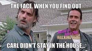 He Looked So Mad When Negan Said Your Boy Came To My Place Shot Some Of My Men Don T Worry I Brought Dead Man Walking Walking Dead Funny Fear The