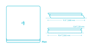 Download Ps4 Slim Dimensions Drawings Dimensions Com