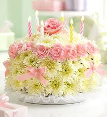 Birthday Greeting Birthday Cake And Flowers Images Birthday Flower Cake Pastel From 1 800 Flowers Com 1991 In 2020 Birthday Cake With Flowers Floral Cake Birthday Flowers