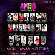 Tonton anugerah meletop era 2018 secara live! Maestro Media My Anugerah Meletop Era Ame2018