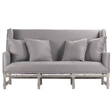 This timeless chesterfield loveseat sofa finds new life in this update on a cherished classic. Smokey Gray Nail Studded Settee Settee Furniture Love Seat