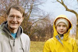 Последние твиты от greta thunberg (@gretathunberg). Der Postillon Foto Von Karl Lauterbach Mit Greta Thunberg Aufgetaucht 700 000 Menschen Mit Bluthochdruck Im Krankenhaus