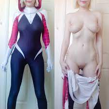 Spider-Gwen cosplay on/off ❤️
