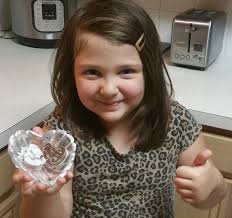 Today, my daughter opened her favorite chocolate ice cream án the same one  she eats almost every day after school. Everything was as usual: a crispy  cone, a sweet aroma, a soft