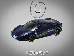Free personalization on 5000+ ornaments. New Blue Ferrari 458 Italia Super Car Custom Christmas Ornament 1 64 Adorno Ebay